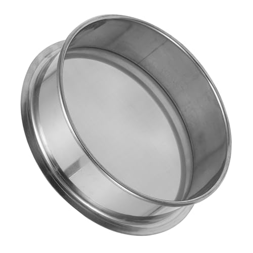 LOLIPPYY Edelstahlkreisnetzbildschirm Runde Glasursiebe Runde Feinmaschige Siebe Praktisches Glasursieb Rostfreier Filter Farbsieb Aus Edelstahl Farbsiebe Rostfreier Stahl Silver von LOLIPPYY