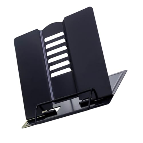 LOLIPPYY Einfaches Tragbares Metall Lese Regal Mittlere Verstellbarer Buchhalter für Desktop für Zuhause Büro Schule zur Verbesserten Leseposition und Augenschutz von LOLIPPYY