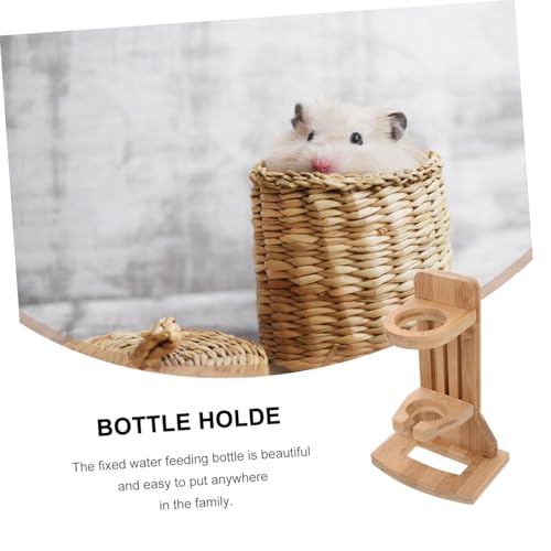 LOLIPPYY Einstellbarer Hamster Flaschenhalter aus Dickem Sicherem Material mit Glatter Oberfläche Stabiler Basis und Dekorativem Design als Wasserflaschenhalter für Kleine Haustiere im von LOLIPPYY