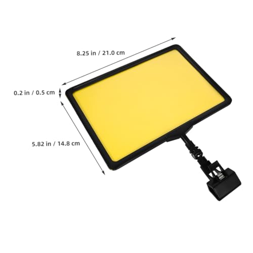 LOLIPPYY Einstellbarer Preisschildhalter mit Abwischbarem Design Stilvoller Schwarzer Rahmen Leichter Tragbarer Preisschildständer für Verschiedene Regalgrößen im Supermarkt und von LOLIPPYY