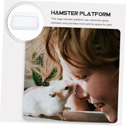 LOLIPPYY Eisenplattform für Kleintiere Stabiles Metallbett für Meerschweinchen Hamster Ratten Chinchillas Bunte Haustierliege Multifunktional für Spiel und Ruhe von LOLIPPYY