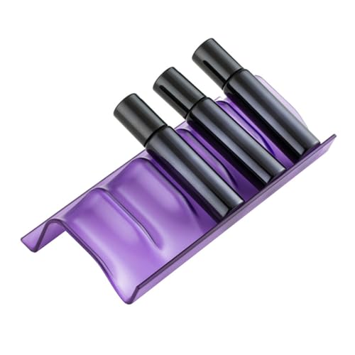 LOLIPPYY Faltbarer Ätherische Öle Flaschenhalter mit Fächern Kunststoff Organizer Regal für Schrank Schublade und Tisch Kompakter Aufbewahrungsständer für Büro und Zuhause von LOLIPPYY