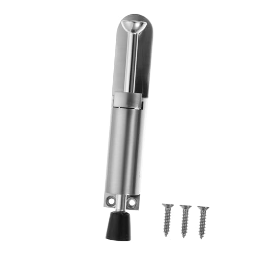 LOLIPPYY Federbelasteter Türstopper aus Zinklegierung mit Fußpedal Teleskopierbar Geräuschdämpfend Kinderfreundlich Rutschfest für Innen Außentüren Stabiler Halter für Türschutz von LOLIPPYY