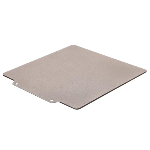 LOLIPPYY Flexible Edelstahl Druckbettplatte Doppelseitig Beschichtet Drucker Heizbett Stahlplatte Präzise Beheizbare Bauoberfläche Einfache Entnahme der Druckobjekte von LOLIPPYY