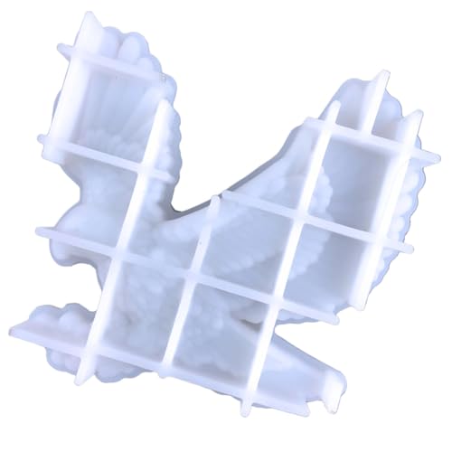 LOLIPPYY Flexible Silikonform Adlerform für Epoxidharz Gießen DIY Dekorative Halbrunde Adler Silikonform für Bastelarbeiten und Handgemachte Ornamente von LOLIPPYY