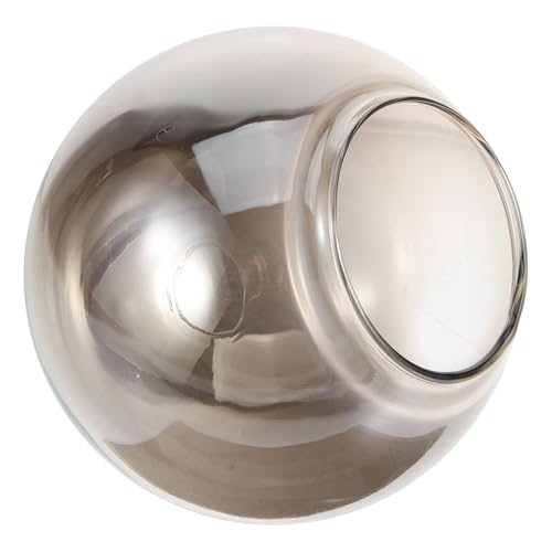 LOLIPPYY Glas Lampenschirm Kugelform Ersatzschirm Rauchfarbig Dekorativer Lampenschirm für Pendelleuchte Einfach zu Montieren und Vielseitig Einsetzbar von LOLIPPYY