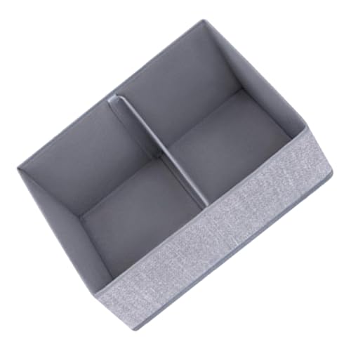 LOLIPPYY Große Faltbare Aufbewahrungsbox aus Hochwertigem Vliesstoff mit Doppelteilung Praktische Kleiderbox für Schlafzimmer Wohnzimmer und Haushaltsgegenstände Graue Geräumige Stoffbox LOLIPPYY Große Faltbare Aufbewahrungsbox aus Hochwertigem Vliesstoff mit Doppelteilung Praktische Kleiderbox für Schlafzimmer Wohnzimmer und Haushaltsgegenstände Graue Geräumige Stoffbox von LOLIPPYY