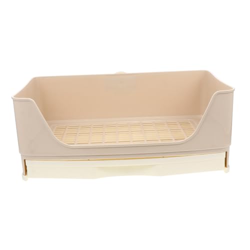 LOLIPPYY Großes Kaninchentoilette Trainer Tablett mit Schublade Auslaufsicher und Leicht zu Reinigen Geeignet für Kaninchen Meerschweinchen Chinchillas und Frettchen mit Glatten Kanten für von LOLIPPYY