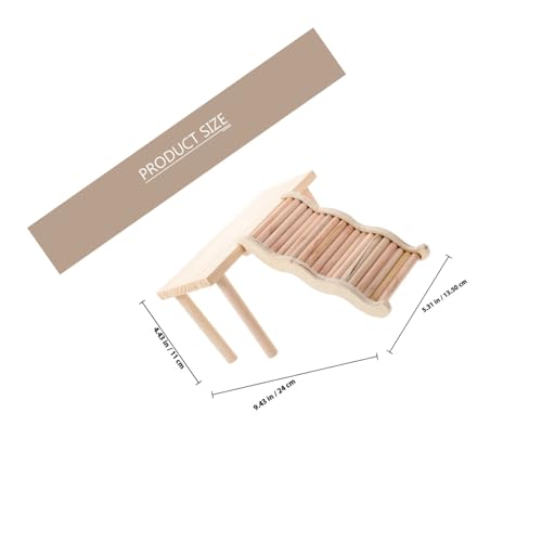 LOLIPPYY Hamster Kletterleiter und Plattform aus Holz Stabiles für Kleine Haustiere Fördert Beschäftigung und Geistige Gesundheit von Hamstern Rennmäusen und Zwerghamstern LOLIPPYY Hamster Kletterleiter und Plattform aus Holz Stabiles für Kleine Haustiere Fördert Beschäftigung und Geistige Gesundheit von Hamstern Rennmäusen und Zwerghamstern von LOLIPPYY