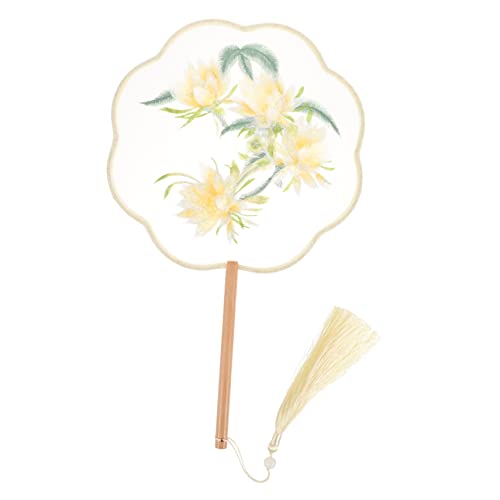 LOLIPPYY Handgefertigter Chinesischer Stickfächer mit Blumenmotiv Handlicher Sommer Handfächer für Frauen Dekorativer Hochzeits Fächer Vintage Stil Kühler Wind für Heiße Tage LOLIPPYY Handgefertigter Chinesischer Stickfächer mit Blumenmotiv Handlicher Sommer Handfächer für Frauen Dekorativer Hochzeits Fächer Vintage Stil Kühler Wind für Heiße Tage von LOLIPPYY