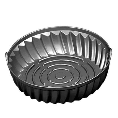 LOLIPPYY Hochtemperaturbeständiger Wiederverwendbarer Silikon einsatz für Heißluftfritteuse Antihaftbeschichtete Backform Geeignet für Küchen backofen Leicht zu Reinigen Grauer Runder LOLIPPYY Hochtemperaturbeständiger Wiederverwendbarer Silikon einsatz für Heißluftfritteuse Antihaftbeschichtete Backform Geeignet für Küchen backofen Leicht zu Reinigen Grauer Runder von LOLIPPYY