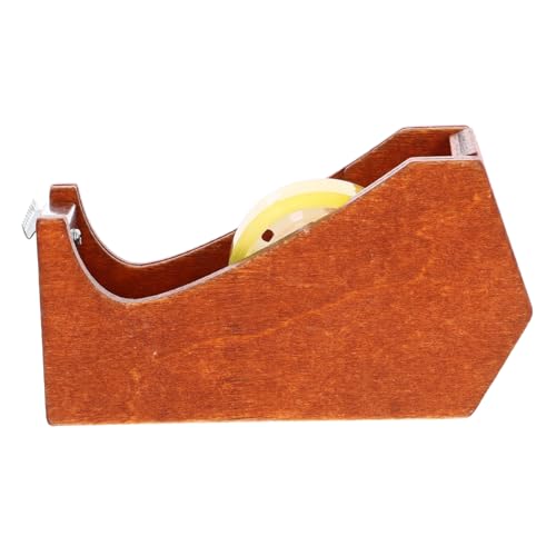 LOLIPPYY Holz Klebeband Abroller Tierform Tisch Klebebandhalter Robust Langlebig Vielseitig für Büro und Zuhause mit Dekorativem Design und Praktischem Schneidefunktion von LOLIPPYY