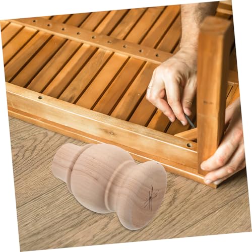LOLIPPYY Holz Möbelbeine Rund Geschnitzte Unbemalte Füße für Sofa Kommode Tv Ständer Schrank Tisch und Schreibtisch Stabile Gewichtsverteilung Einfache Montage Natürliche Holzmaserung LOLIPPYY Holz Möbelbeine Rund Geschnitzte Unbemalte Füße für Sofa Kommode Tv Ständer Schrank Tisch und Schreibtisch Stabile Gewichtsverteilung Einfache Montage Natürliche Holzmaserung von LOLIPPYY