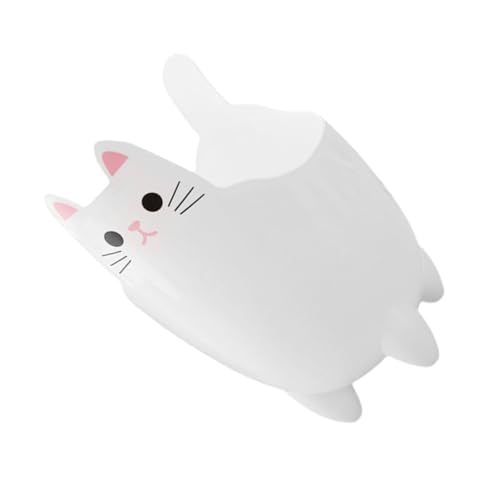 LOLIPPYY Katzen Mülleimer Desktop Organizer Multifunktionaler Schreibtischabfalleimer Kleiner Tischmülleimer für Büro und Zuhause Süßer Cartoon Stil Kompakte Aufbewahrung für Stifte und von LOLIPPYY