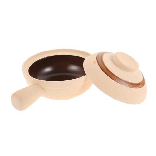 LOLIPPYY Keramik Casserole Schmortopf mit Deckel Hitzebeständig und Energiesparend Kleine Auflaufform mit Einzelgriff Glatte Oberfläche für Person zum Kochen und Servieren LOLIPPYY Keramik Casserole Schmortopf mit Deckel Hitzebeständig und Energiesparend Kleine Auflaufform mit Einzelgriff Glatte Oberfläche für Person zum Kochen und Servieren von LOLIPPYY