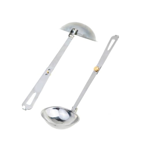 LOLIPPYY Klapp Schöpfkelle Outdoor Camping Kochlöffel Langlebig Multifunktional für Suppen Mischen Servieren für Wandern Picknick von LOLIPPYY