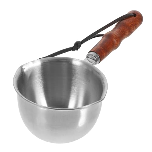 LOLIPPYY Kleiner Edelstahl Schmelztopf mit Ergonomischem Griff Flacher Boden für Gleichmäßige Hitzeverteilung Vielseitig für Butter Schokolade Öl und Saucen Robust und Langlebig LOLIPPYY Kleiner Edelstahl Schmelztopf mit Ergonomischem Griff Flacher Boden für Gleichmäßige Hitzeverteilung Vielseitig für Butter Schokolade Öl und Saucen Robust und Langlebig von LOLIPPYY