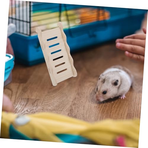 LOLIPPYY Kleintier Kletterleiter aus Holz Stabiles Hamster Käfig Sicheres Klettern Fördert Balance und Bewegung Geeignet für Hamster und Kleine Vögel Leiter LOLIPPYY Kleintier Kletterleiter aus Holz Stabiles Hamster Käfig Sicheres Klettern Fördert Balance und Bewegung Geeignet für Hamster und Kleine Vögel Leiter von LOLIPPYY