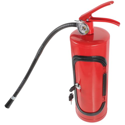 LOLIPPYY Kreative Feuerlöscher Weinbox aus Metall Große Rote Weinaufbewahrungsbox Geschenkkarton für Männer und Feuerwehrmänner Originelle Whiskey und Spirituosenbox Geschenkverpackung von LOLIPPYY