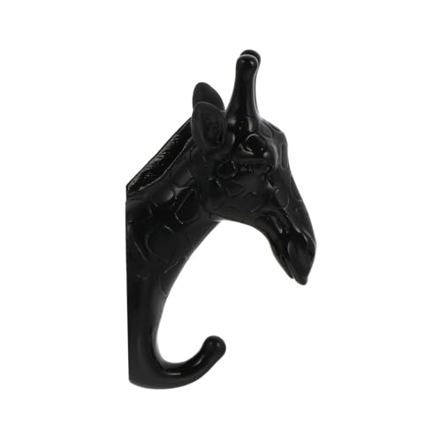 LOLIPPYY Kreativer Giraffen Wandhaken Retro Tierkopf Design Hohe Haftungskraft Dekorativer Kleiderbügel für Jacken Handtücher Schlüssel Bad Wohnzimmer von LOLIPPYY