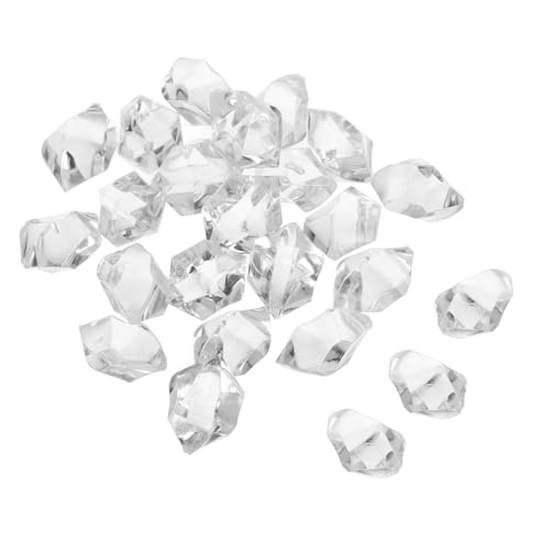 LOLIPPYY Kristall Diamant Deko Transparent Kristallglas Schmucksteine für Kronleuchter Kristallsteine Hochzeit Party Tischdekoration von LOLIPPYY