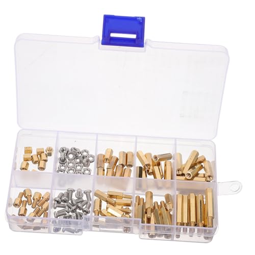 LOLIPPYY Kupfer Abstandshalter Teilig Schrauben Mutter Kit für Leiterplatten Computer Motherboard Langlebig Verschleißfest LOLIPPYY Kupfer Abstandshalter Teilig Schrauben Mutter Kit für Leiterplatten Computer Motherboard Langlebig Verschleißfest von LOLIPPYY