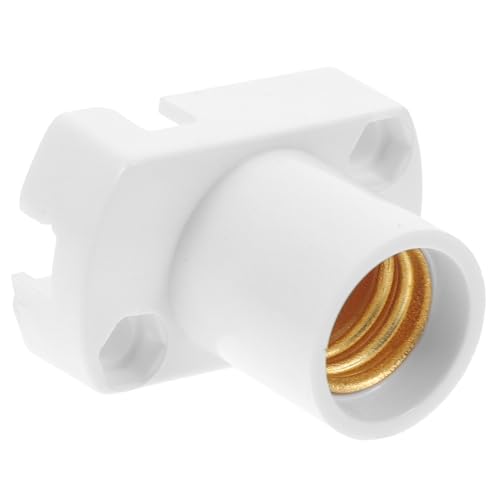 LOLIPPYY Lampenfassung Kunststoff Weiß Flacher Lampensockel mit Schraubgewinde Einfacher Schneller Einbau Kompatibel mit Glühbirnen Stilvoller Lampenhalter für Vielseitige Beleuchtung LOLIPPYY Lampenfassung Kunststoff Weiß Flacher Lampensockel mit Schraubgewinde Einfacher Schneller Einbau Kompatibel mit Glühbirnen Stilvoller Lampenhalter für Vielseitige Beleuchtung von LOLIPPYY