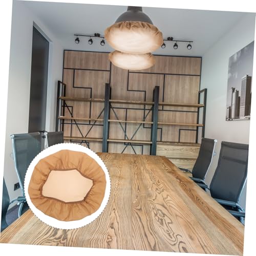 LOLIPPYY Lampenschirm Ersatz für Deckenleuchte Elastisch Staubdicht Schützender Lampenschirm für Pendellampe und Babyzimmer mit Anti blende Funktion Braun von LOLIPPYY