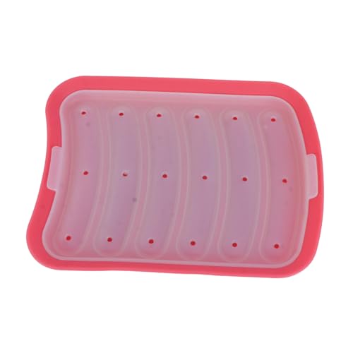 LOLIPPYY Lebensmittelechte Silikon Wurstform mit Deckel Hitzebeständig Wiederverwendbar für DIY Handgemachte Glatte Oberfläche Geeignet für Backofen und Babynahrung LOLIPPYY Lebensmittelechte Silikon Wurstform mit Deckel Hitzebeständig Wiederverwendbar für DIY Handgemachte Glatte Oberfläche Geeignet für Backofen und Babynahrung von LOLIPPYY