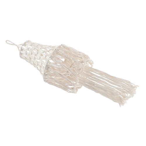 LOLIPPYY Makramee Lampenschirm aus Baumwollseil Handgewebt Leichter Lampenschirm für Innenräume Boho stil Deckenleuchte mit Dekorativem Quasten design Geeignet für Wohnzimmer Schlafzimmer LOLIPPYY Makramee Lampenschirm aus Baumwollseil Handgewebt Leichter Lampenschirm für Innenräume Boho stil Deckenleuchte mit Dekorativem Quasten design Geeignet für Wohnzimmer Schlafzimmer von LOLIPPYY