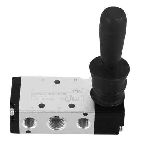 LOLIPPYY Manuelles Pneumatisches Handhebel ventil Mechanisches Steuerungsventil für Zylinderluft Robustes Luftventil zur Schnellen Umschaltung Vielseitig Einsetzbar in Pneumatischen LOLIPPYY Manuelles Pneumatisches Handhebel ventil Mechanisches Steuerungsventil für Zylinderluft Robustes Luftventil zur Schnellen Umschaltung Vielseitig Einsetzbar in Pneumatischen von LOLIPPYY