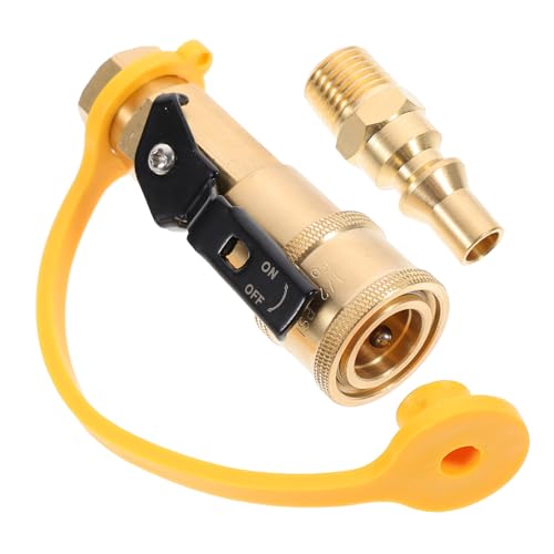LOLIPPYY Messing Gasadapter Kupfer Verbinder Schlauchanschluss Rostfrei Hochtemperaturbeständig Für Grill Gasherd Einsetzbar LOLIPPYY Messing Gasadapter Kupfer Verbinder Schlauchanschluss Rostfrei Hochtemperaturbeständig Für Grill Gasherd Einsetzbar von LOLIPPYY