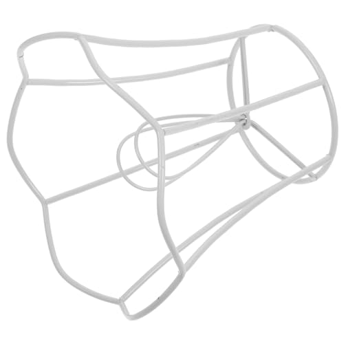 LOLIPPYY Metall Lampenschirmrahmen für DIY Tischleuchten Stabile Eisenkonstruktion Einfache Montage Vielseitig Kompatibel mit Pendel Tischlampen Dekorativer Lampenhalter für Wohn von LOLIPPYY