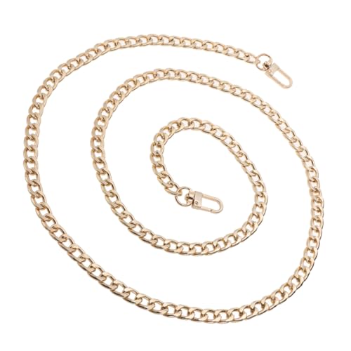 LOLIPPYY Metallkette Handtasche Goldkette Trageriemen Schulterriemen Ersatz Metall Schulterriemen Umhängetaschen Metallriemen mit Stabilen Metallschnallen für Handtaschen Clutch Crossbody LOLIPPYY Metallkette Handtasche Goldkette Trageriemen Schulterriemen Ersatz Metall Schulterriemen Umhängetaschen Metallriemen mit Stabilen Metallschnallen für Handtaschen Clutch Crossbody von LOLIPPYY