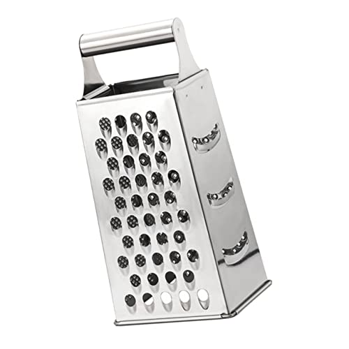 LOLIPPYY Multifunktionaler Grater mit Vierseitigem Gemüse und Käsehobel Rostfrei Robust Einfach zu Reinigen für Gemüse Käse und Obst Langlebiges Küchenwerkzeug für Hobby und Profi von LOLIPPYY