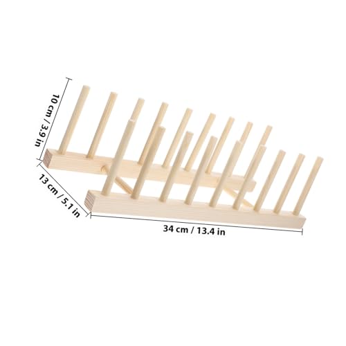 LOLIPPYY Multifunktionales Küchen Abtropfgestell aus Hochwertigem Holz Platzsparender Tellerhalter für Spüle und Arbeitsplatte Langlebiger Organizer für Schüsseln und Töpfe Leicht zu LOLIPPYY Multifunktionales Küchen Abtropfgestell aus Hochwertigem Holz Platzsparender Tellerhalter für Spüle und Arbeitsplatte Langlebiger Organizer für Schüsseln und Töpfe Leicht zu von LOLIPPYY
