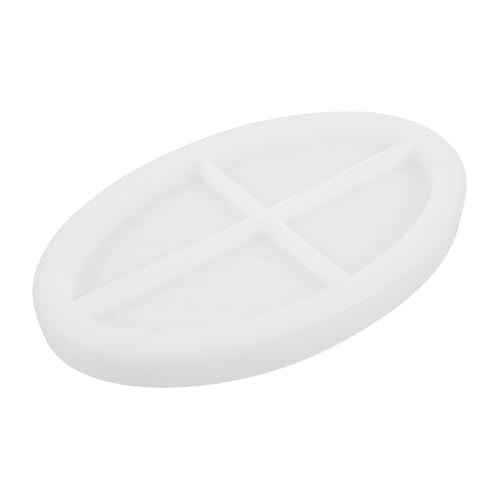 LOLIPPYY Ovales Fischschuppen Tablett Silikonform für Epoxidharz Gießen Glatte Oberfläche DIY Schmuckschale Kerzenhalter und Dekoration Lebensmittelechte Harzform für Individuelle Resin von LOLIPPYY