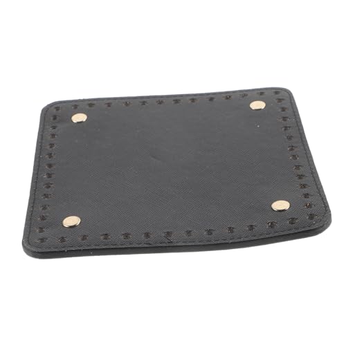 LOLIPPYY PU Leder Taschenboden Shaper für Häkel Taschen Stabiles Kissen zur Taschenbodenverstärkung Passend für DIY Häkelhandtaschen Schwarzer Quadratischer Taschenboden aus PU Langlebiges LOLIPPYY PU Leder Taschenboden Shaper für Häkel Taschen Stabiles Kissen zur Taschenbodenverstärkung Passend für DIY Häkelhandtaschen Schwarzer Quadratischer Taschenboden aus PU Langlebiges von LOLIPPYY