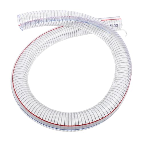 LOLIPPYY PVC Schlauch mit Stahlspirale Flexibel und Widerstandsfähig Transparentes PVC Material Innen und Außendurchmesser UV Beständig Säurefest als Ablaufschlauch und Kunststoffrohr für LOLIPPYY PVC Schlauch mit Stahlspirale Flexibel und Widerstandsfähig Transparentes PVC Material Innen und Außendurchmesser UV Beständig Säurefest als Ablaufschlauch und Kunststoffrohr für von LOLIPPYY