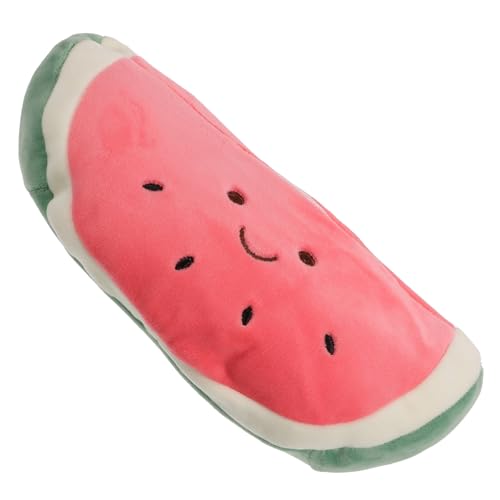 LOLIPPYY Plüsch Taschentuchbox Auto Cartoon Wassermelone Sanft Tragbar Tissue Spender Praktisch für Auto Armlehne und Zuhause von LOLIPPYY