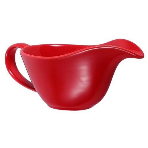 LOLIPPYY Porzellan Ausgießer Schüssel Rutschfest Küchen Zubehör Steak Soßenschale Rührschale Multifunktional für Eier Salat Obst Gemüse Servieren und Backen Glänzend Rot LOLIPPYY Porzellan Ausgießer Schüssel Rutschfest Küchen Zubehör Steak Soßenschale Rührschale Multifunktional für Eier Salat Obst Gemüse Servieren und Backen Glänzend Rot von LOLIPPYY