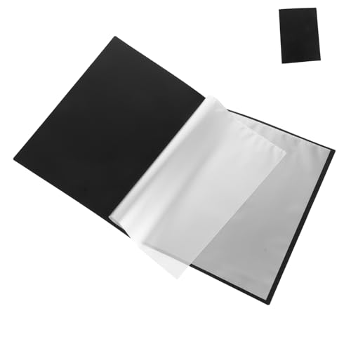 LOLIPPYY Präsentationsordner mit Transparenten Hüllen Schwarzer Portfolio Ordner aus Robustem Wasserdichtem PP Material Großzügiger Ablageordner für Musiknoten und Dokumente LOLIPPYY Präsentationsordner mit Transparenten Hüllen Schwarzer Portfolio Ordner aus Robustem Wasserdichtem PP Material Großzügiger Ablageordner für Musiknoten und Dokumente von LOLIPPYY