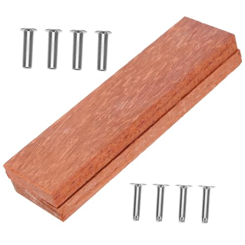 LOLIPPYY Praktischer Küchenmessergriff aus Hochwertigem Holz Ergonomischer Rutschfester Cutter handgriff Stabiler Messergriff für Lockere Messer DIY Ersatzgriff mit Komfortabler Form von LOLIPPYY
