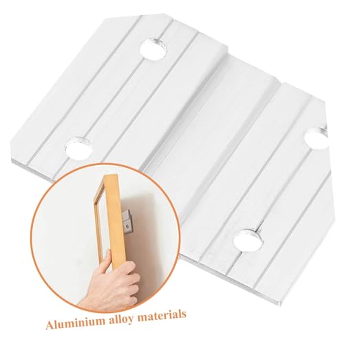 LOLIPPYY Praktischer Z Förmiger Metall Bildaufhänger mit Verschiebbarem Haken Robuster Rahmenhalter für Bildgrößen für Unregelmäßige Rahmen und Einfache DIY Bildaufhängung von LOLIPPYY