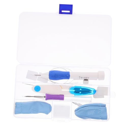 LOLIPPYY Punch Nadel Stickset mit Verstellbarer Spitze Teiliges Stickwerkzeug Set für Anfänger und Erwachsene Aufbewahrungsbox für Vorhänge Kissen Kleidung und DIY Zufällige LOLIPPYY Punch Nadel Stickset mit Verstellbarer Spitze Teiliges Stickwerkzeug Set für Anfänger und Erwachsene Aufbewahrungsbox für Vorhänge Kissen Kleidung und DIY Zufällige von LOLIPPYY