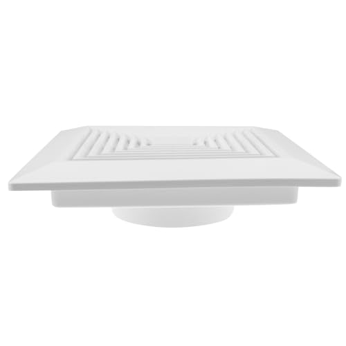 LOLIPPYY Quadratische Lüftungsabdeckung mit Federklammer Langlebiges Kunststoffgitter für Badezimmer-deckenventilator Wandmontage Abluftventilationsabdeckung Stilvolles Design von LOLIPPYY