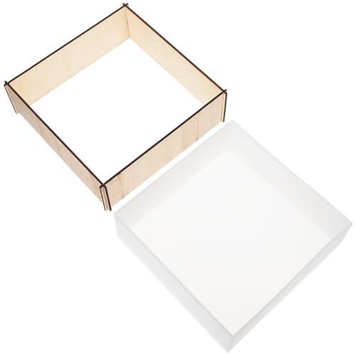 LOLIPPYY Quadratische Silikonform für DIY Buchstützen und Untersetzer Flexible Wiederverwendbare Gießform aus Hochwertigem Schadstofffreiem Silikon Geeignet für Epoxidharz Seife Wachs für von LOLIPPYY