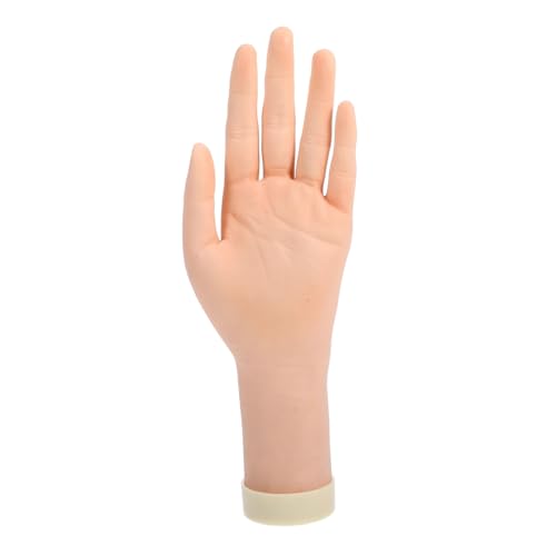 LOLIPPYY Realistische Schmuckhand Modell Biegsame Hand Skulptur für Ringhalter und Armbandpräsentation Flexibles Schmuckdisplay für Nagel und Schmuckpraxis Detailgetreues Weibliches von LOLIPPYY