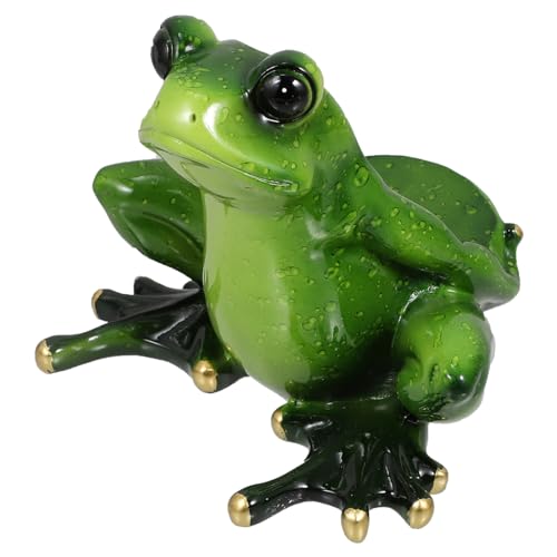 LOLIPPYY Resin Weinflaschenhalter Froschform Dekoratives Weinregal aus Robustem Harz für Tisch Weinflaschenaufbewahrung Geschenkidee für Hochzeitstag Party Restaurant und Zuhause von LOLIPPYY