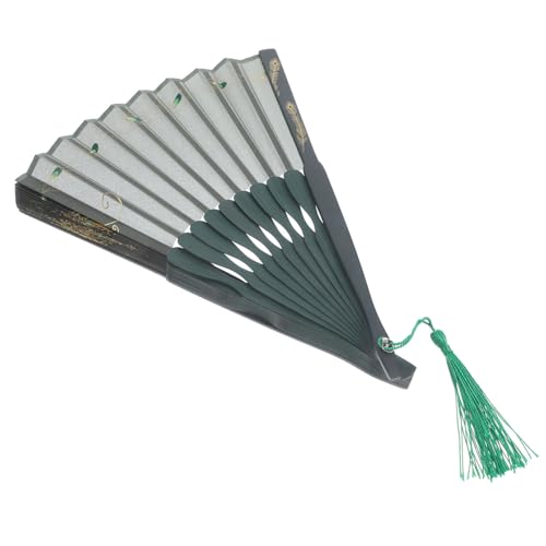 LOLIPPYY Retro Faltbarer Handventilator mit Pfauenfeder Muster Handlicher Langlebiger Tanz und Dekofächer im Vintage Stil Tragbar für Sommer Performance und Fotografie LOLIPPYY Retro Faltbarer Handventilator mit Pfauenfeder Muster Handlicher Langlebiger Tanz und Dekofächer im Vintage Stil Tragbar für Sommer Performance und Fotografie von LOLIPPYY